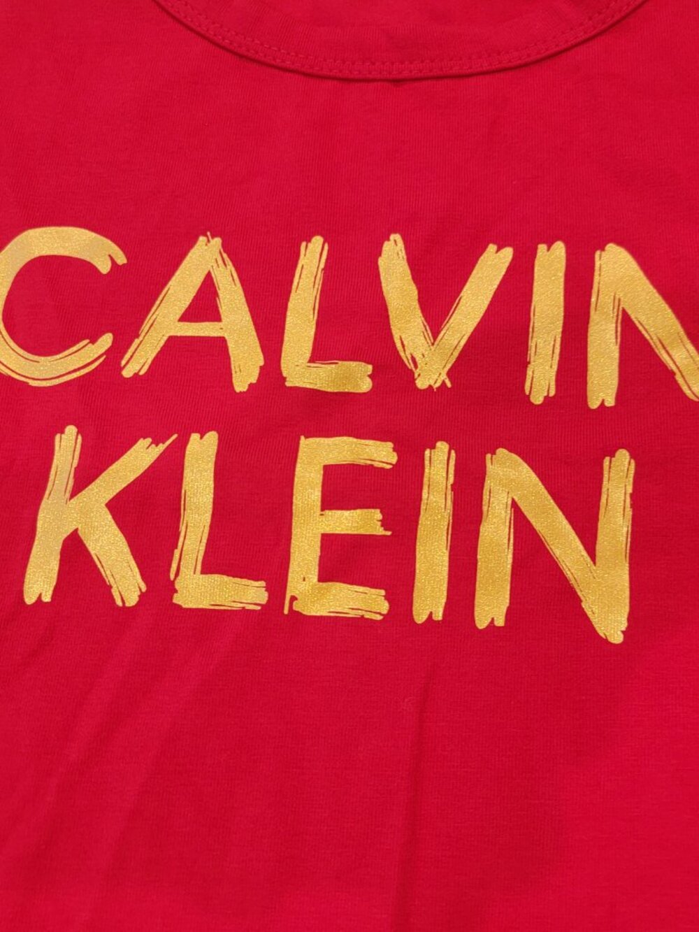 Calvin Klein Women's Short Sleeve Logo Round Neck T-Shirt Dress - Picture 4 of 10